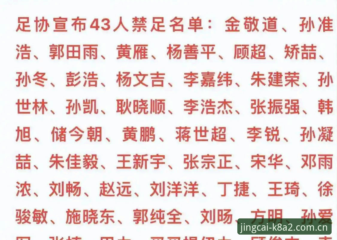 足协终身禁足vs五年禁赛：深度解析17+48名违规人员背后的行业博弈